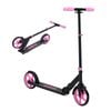 Advwin Folding Kids Kick Scooter w/ Big Wheel & Adjustable Height Pink
