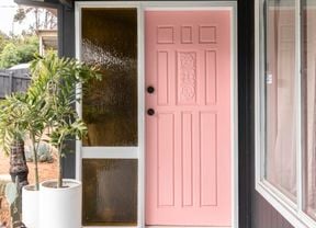 Pink front foor