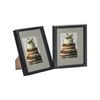 Nicola Spring 8" x 10" Black 3D Box Photo Frames - 4" x 6" Mount - Pack of 2
