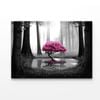 Pink Tree B&W Forest  Print 100% Australian Made 90 x 60cm  (Acrylic)