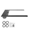 VEVOR 1.67m Retractable Tonneau Cover for 2021-2024 Ford F-150 Crew Cab with Double-Lock & T-Slot