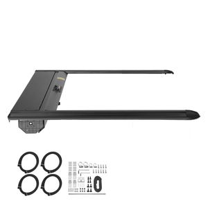 VEVOR 1.67m Retractable Tonneau Cover for 2021-2024 Ford F-150 Crew Cab with Double-Lock & T-Slot