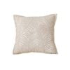 SOGA 45CM Elegant Palm Leaf Jacquard Throw Pillow