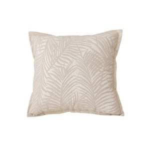 SOGA 45CM Elegant Palm Leaf Jacquard Throw Pillow