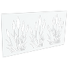 ProtectorAl 300-1200 x 1201-2400mm Pearl White Bullrush Unframed Solid Aluminium Decorative Panel 