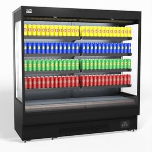 AG Equipment AG 1940mm Supermarket Open Multi Deck Showcase Fridge - Commercial Open Display Fridges (AG-OMS2000)