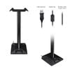 Gaming Headset Stand with 3.5mm 2 USB Ports RGB Non-slip Headphones Holder