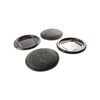 Surface Gard 72mm Brown Round Carpet Base Castor Cups
