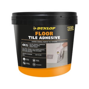 Dunlop 4kg Floor Tile Adhesive