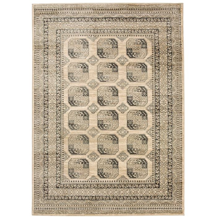 Romantic 160 x 230cm Bokhara Beige Rug