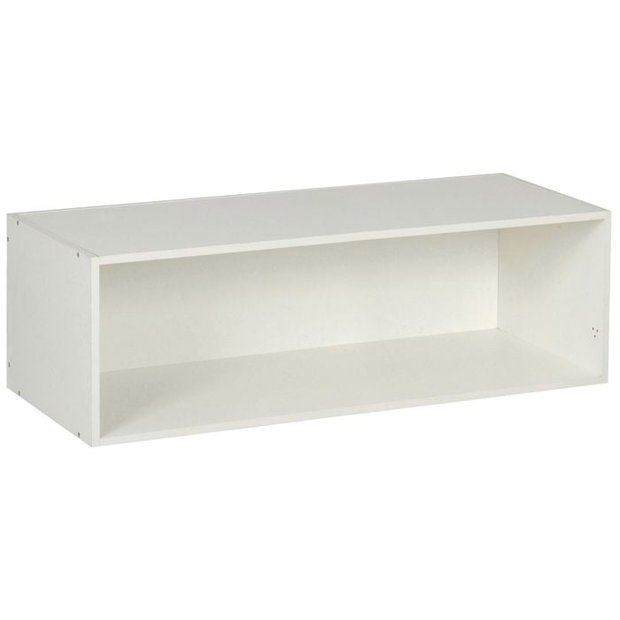 Kaboodle 950mm White Wall Overhead Carcase Kitset