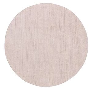 Loopsie-120cm X 120cm-anjo Beige Distressed Washable Round Rug