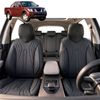 Australian Goose Front Seat Covers for Nissan Navara 2005 - 2015 (D40 RX) - PU Leather, Black (2pc)