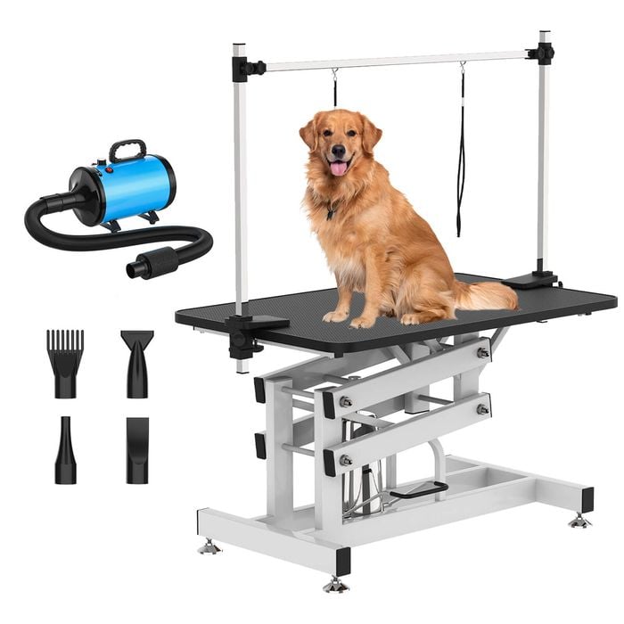Advwin Hydraulic Pet Grooming Table Pet Hair Dryer Bunnings