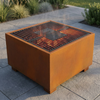 Mimosa Outdoor Charcoal Fire Pit & Grill Square