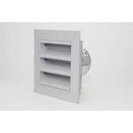 Pacific Air 100mm Aluminium Weatherproof Louvre Vent