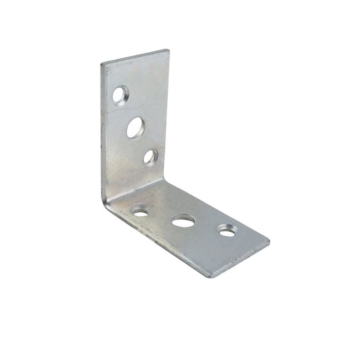 Carinya 75 x 75 x 40 x 3.5mm Zinc Plated Heavy Duty Reinforcing Angle Bracket