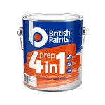 British Paints 2L White Water Based 4 In 1 Prep Primer Sealer Undercoat
