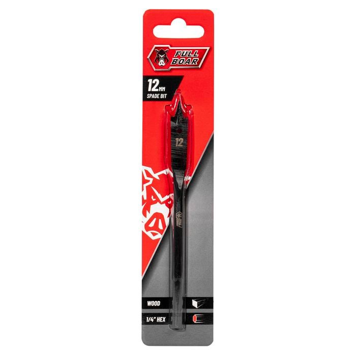 Full Boar 12mm Spade Bit