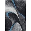 Loom & Lace Millard 37 80X300 Dark Grey Turquoise Runner Rug