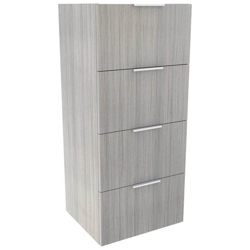 Lugna 1024 x 450 x 380mm Mist 4 Drawer Ready to Assemble Unit