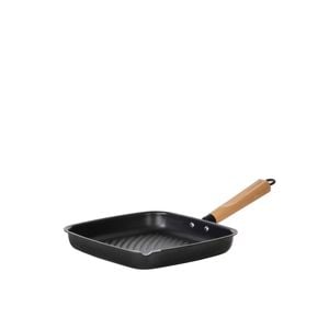 Davis & Waddell Non Stick Carbon Steel Grill Pan Black 28x26.5x4cm