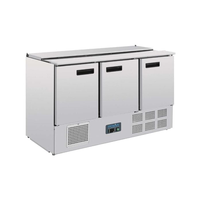 Polar G-Series Saladette Counter Fridge 368Ltr