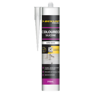 Dunlop 310ml Ultra White Coloured Silicone