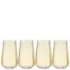 Ladelle Capri Set of 4 Highball Tumblers - Lemon