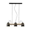 Lexi Lighting Pivota 3 Lights Pendant Lignt - Black