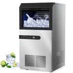 Advwin Commercial Ice Maker Machine, 45KG Stainless Steel Ice Cube Maker