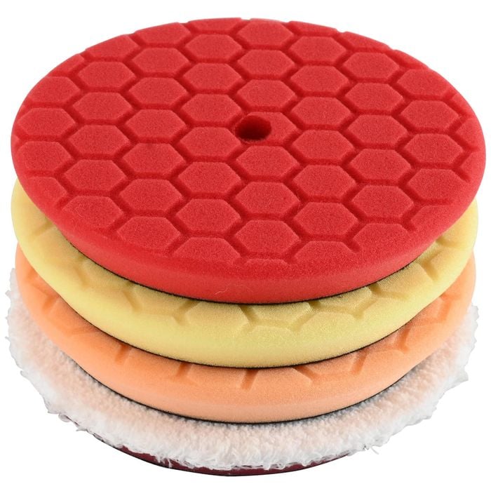 Kincrome 180mm 7" 4 Piece Polishing Pad Set
