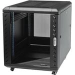 StarTech.com 4-Post 15U Server Rack Cabinet, 19" Data Rack Cabinet for Computer / IT Equipment, Home Network Rack