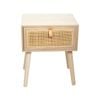 Maine & Crawford Reid 49cm Bedside Table Furniture - Natural