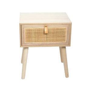 Maine & Crawford Reid 49cm Bedside Table Furniture - Natural