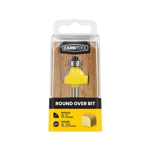 Carbitool 6.0mm RAD Round Router Bit