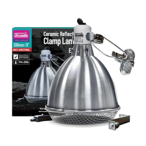 Arcadia Clamp Lamp + E27 Stainless Lampholder - 20cm (mf56875)
