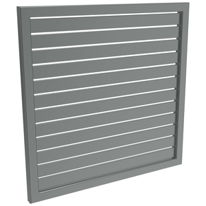 ProtectorAl 300 - 1000 x 300-1000mm Monument Horizontal 9mm Gap Aluminium Welded Slat Panel