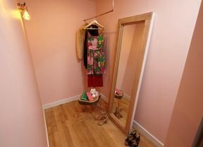 DIY Step Image - D.I.Y. freestanding mirror . Blob storage upload.