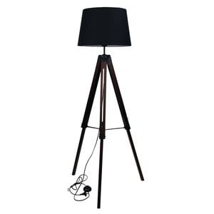 Oriel Lighting Trevi Complete Base & Shade Floor Lamp Black
