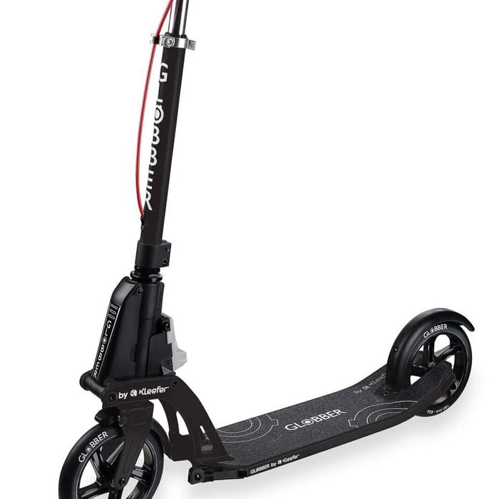 Globber 2 Wheel One K Active BR Folding Scooter with Front Handbrake - Black