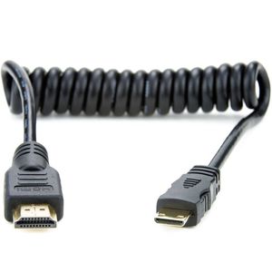 Atomos Coiled Mini HDMI to Full HDMI Cable 30cm-45cm
