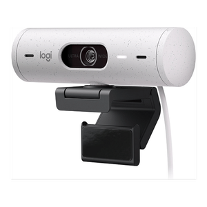 Logitech Brio 500 1080p Hdr Webcam With Show Mode - Off-white [960-001429]