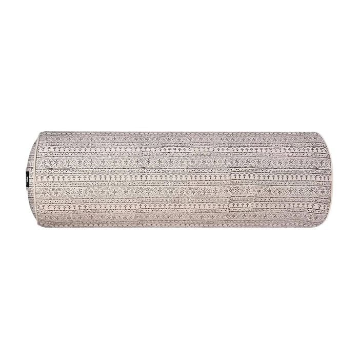 Zenvibes Round Yoga Bolster – Rustic Elegance, Handcrafted & Artisan-Made