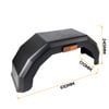 Sunrise Single Guard Plastic Four Fold With Reflector - 10" Wheel - Sgp4f10
