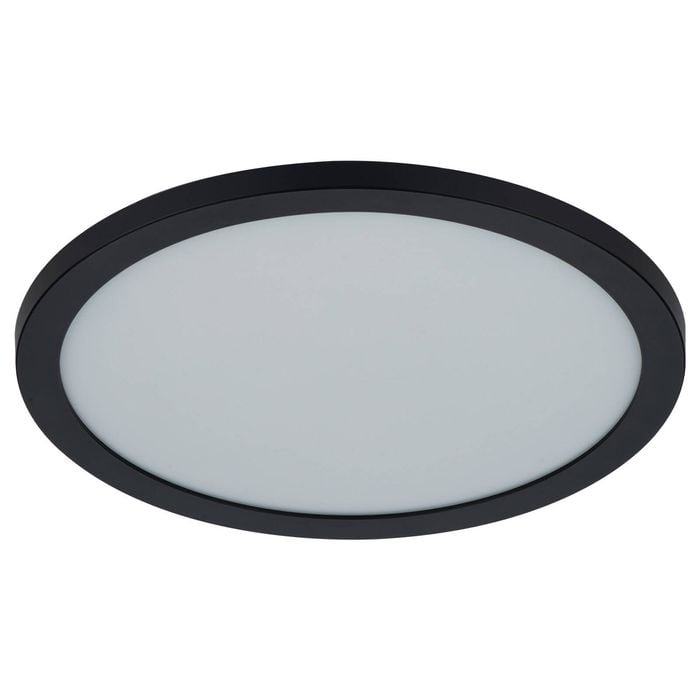 Mercator 28W 38.2CM Aaron Ultra Slim CCT Ceiling Light Black