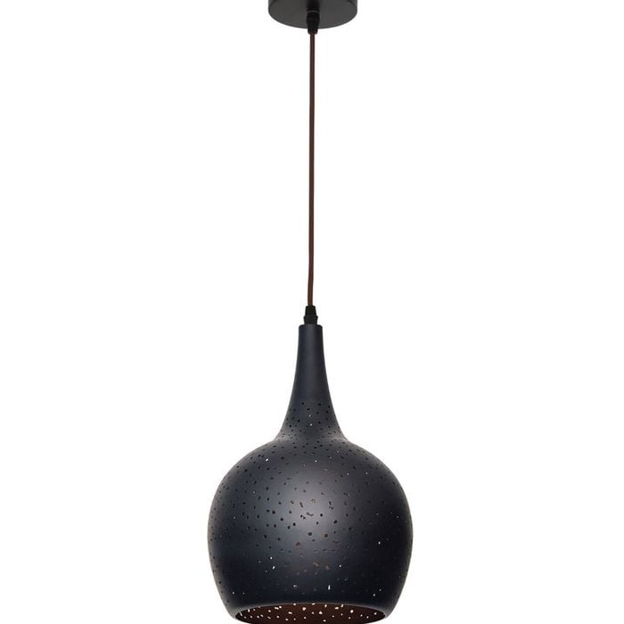 CLA Lighting Celeste Bohemian Rustic Embossed Bell Shape Pendant Light