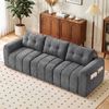 Advwin 235cm 3 Seater Sofa Chenille Modular Sectional Couch No Assembly Grey