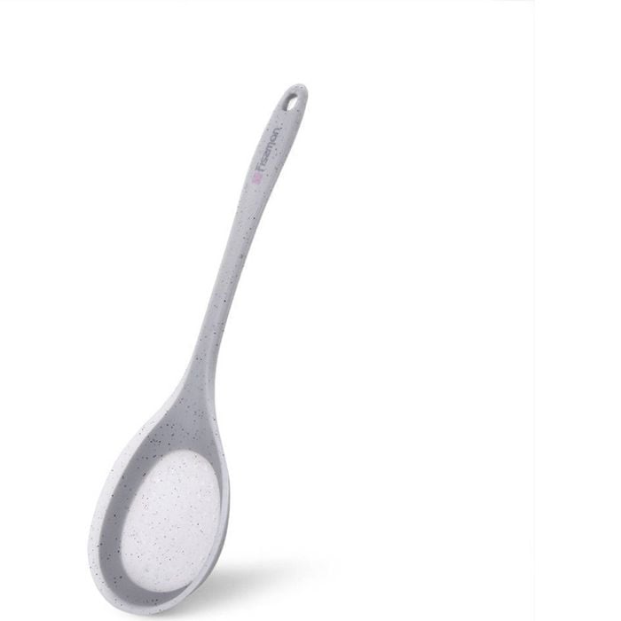Fissman Slotted Spoon Mauris Series Heat-Resistant Food-Grade Grey 34cm