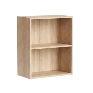 Kaboodle 800-899mm Almond Oak Customisable Wall Open Shelf
